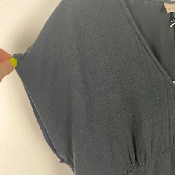 Universal Thread Navy Button-Front Romper - Picture 8 of 12